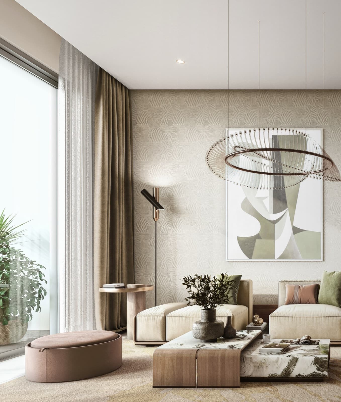 The Woods — living area interior